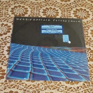 Columbia Vinyl Record with Blue and Black Cover